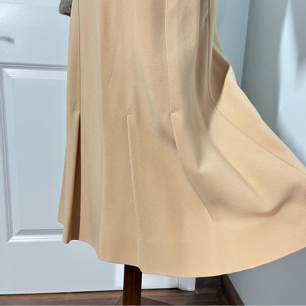 Courreges Vintage Wool pleated midi skirt size 0 - Picture 8 of 15